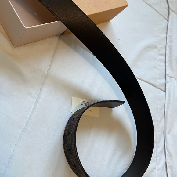 Louis Vuitton Men’s Belt - Damier Ebene Size 30 34/85cm - Picture 6 of 6